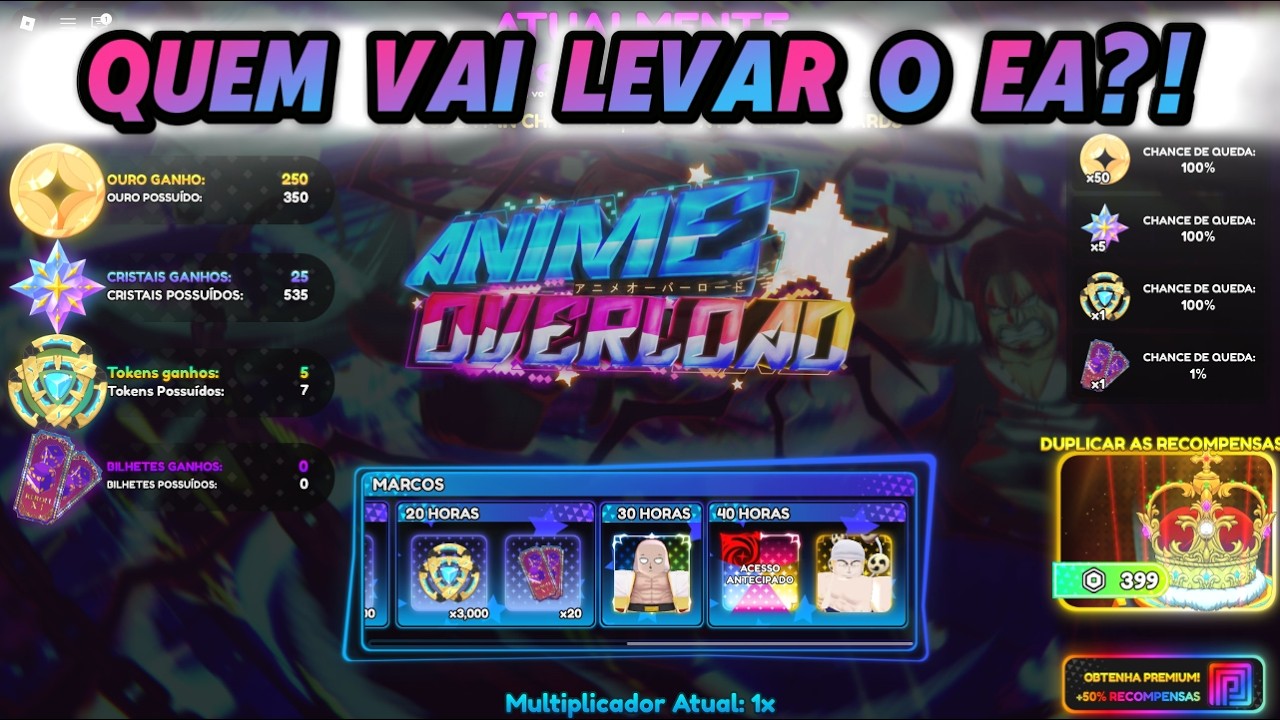 QUEM VAI GANHAR O EA DO ANIME OVERLORD?! BOA SORTE A TODOS!