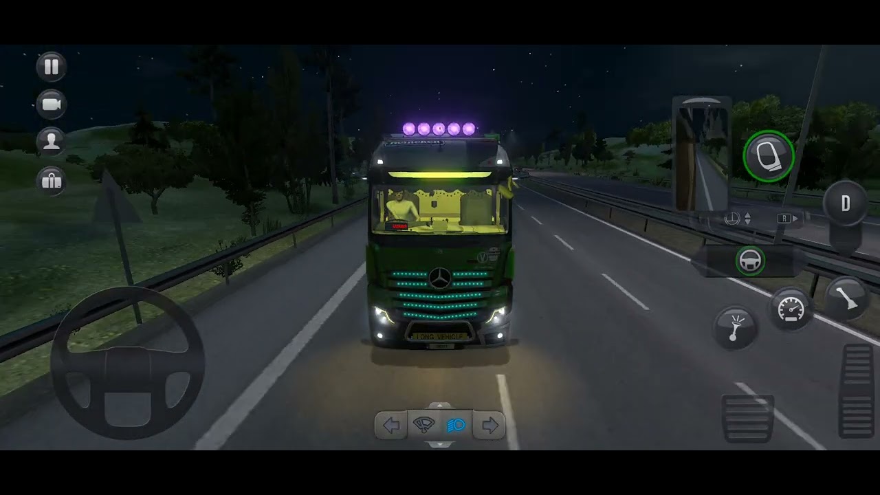 Realistic Mercedes-Benz ACTROS L 2023 Model Truck Simulator Ultimate Mobile Gameplay #2025 #trending
