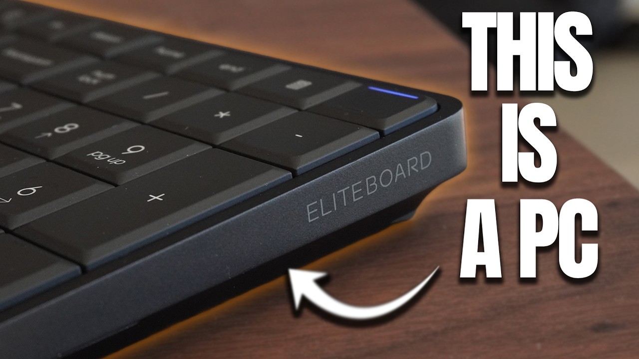 В этой клавиатуре спрятан полноценный Windows-ПК | HP EliteBoard G1a