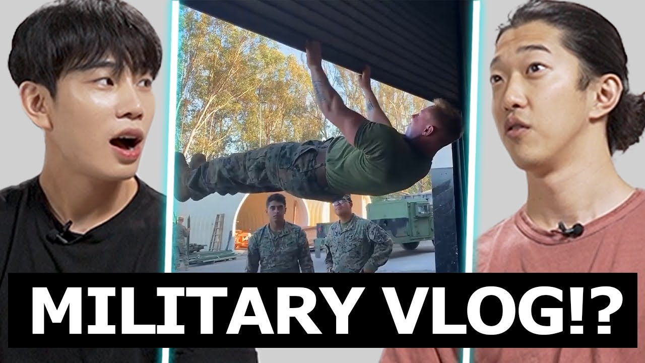 Korean Soldiers React to US Military VLOG FOR THE FIRST TIME