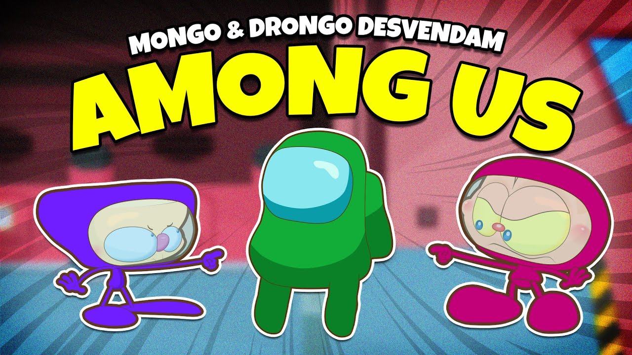 Mongo e Drongo em Among US - mapas The Skeld, Mira HQ e Polus