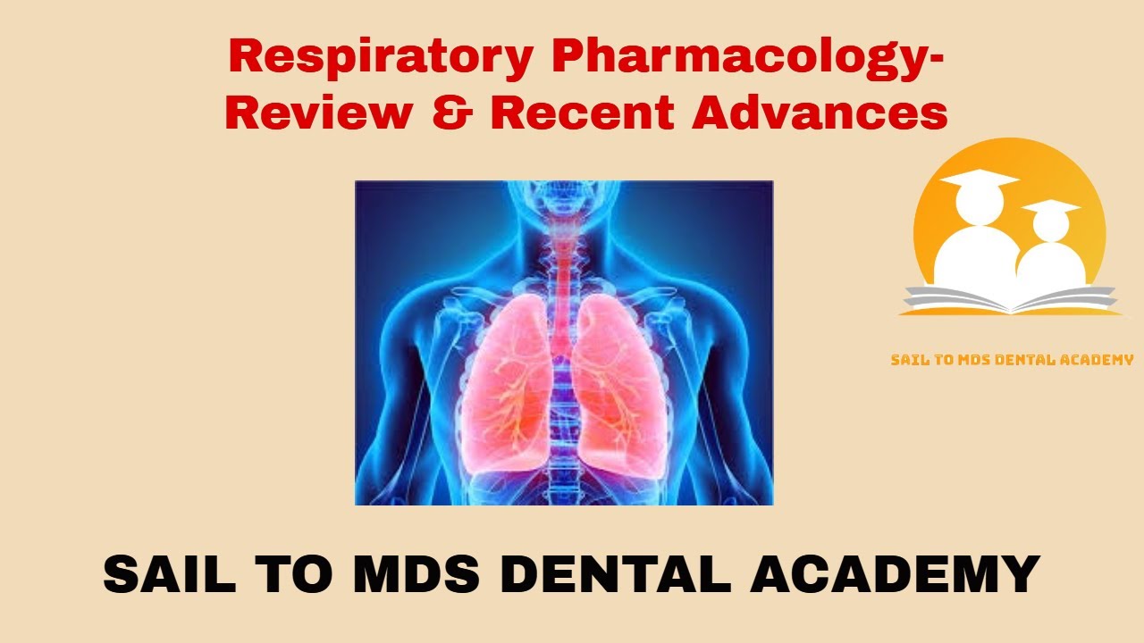 20.Respiratory Pharmacology| Review | Recent Advances| NEET MDS | INICET