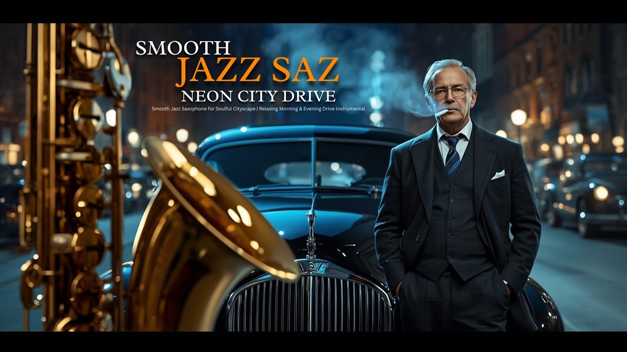 Midnight Jazz – Smooth Jazz Sax for Soulful City Drives #jazz #relaxingmusic #saxophone