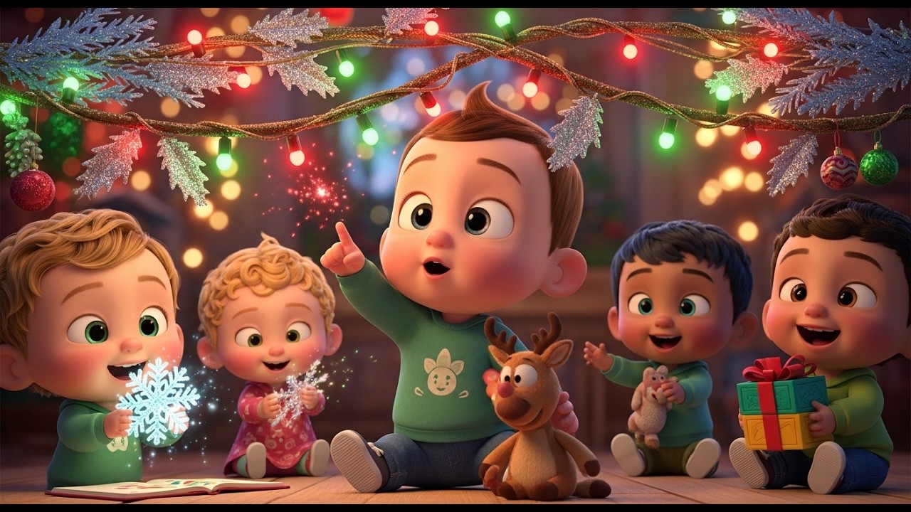 Christmas Light Fun 🎄✨ | Christmas Song for Kids | Holiday Nursery Rhyme for Toddlers and Preschool