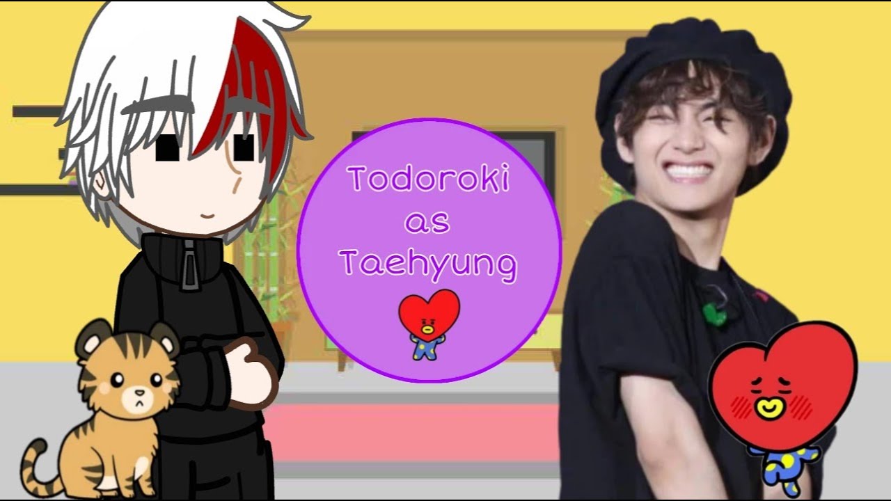 🐯💜 MHA react to Todoroki as Taehyung! 💜🐯 || zoriri || (sorry if there are copyright claims!!)