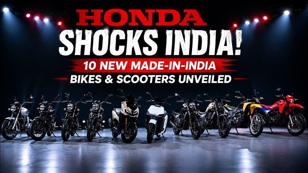 Honda SHOCKS India! 10 New Made-in-India Bikes & Scooters Unveiled 🔥