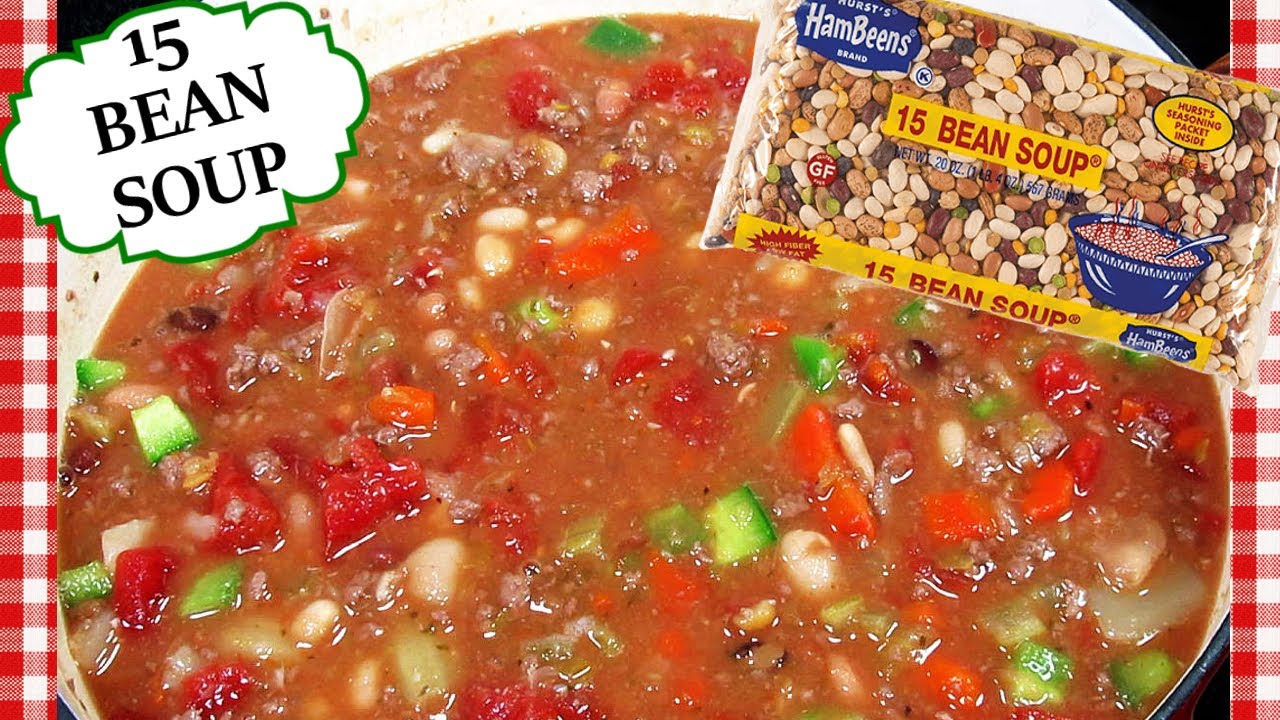 Stove Top ITALIAN 15 Bean Soup Recipe | BEST Bean Soup | Soup Recipes