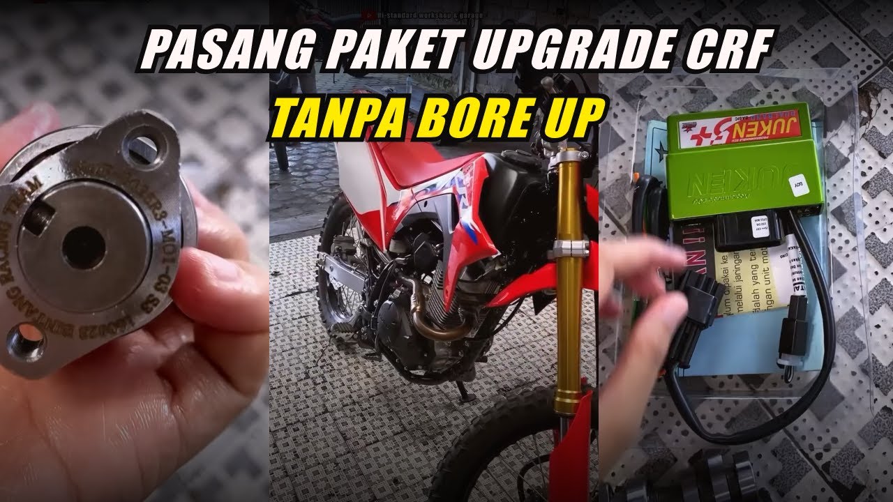 PASANG PAKET UPGRADE CRF TANPA BORE UP SEHARI JADI ||  