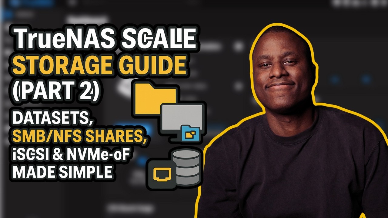 TrueNAS SCALE Storage Made Simple (Datasets, Shares & iSCSI)