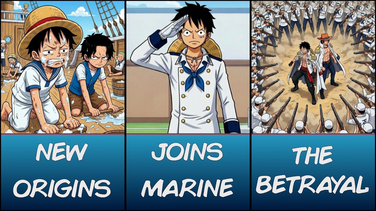 What If Luffy Became a Marine Instead of a Pirate ?