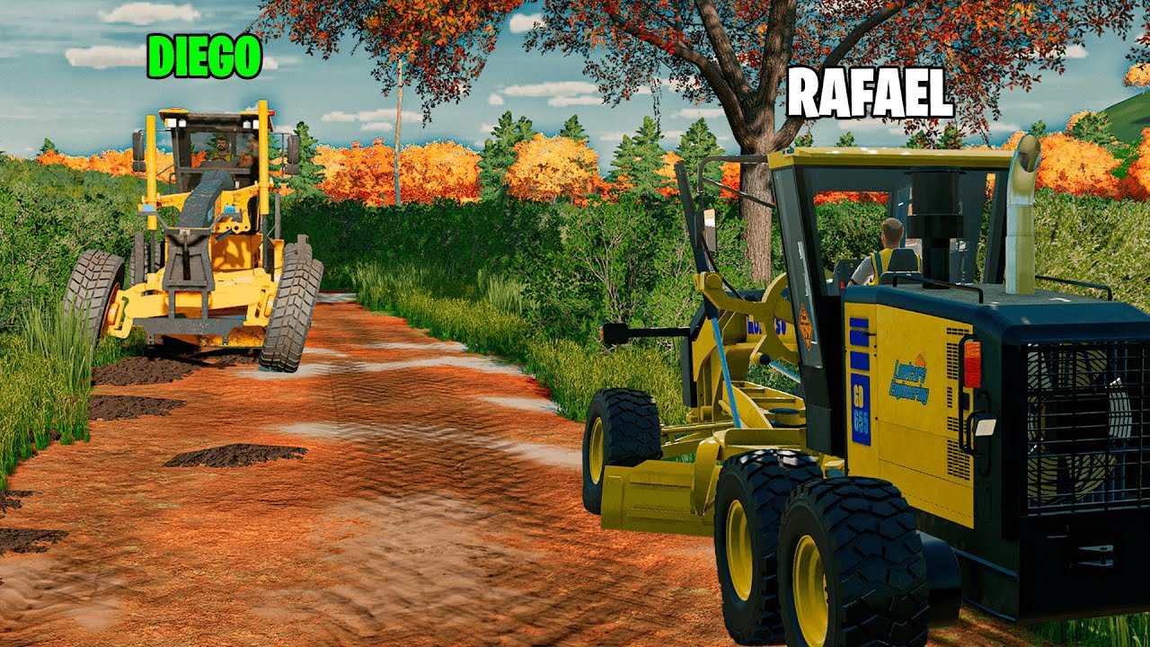 Farming simulator 22 | Patrolando estradas rurais em dupla | Vida de patroleiro ep .extra