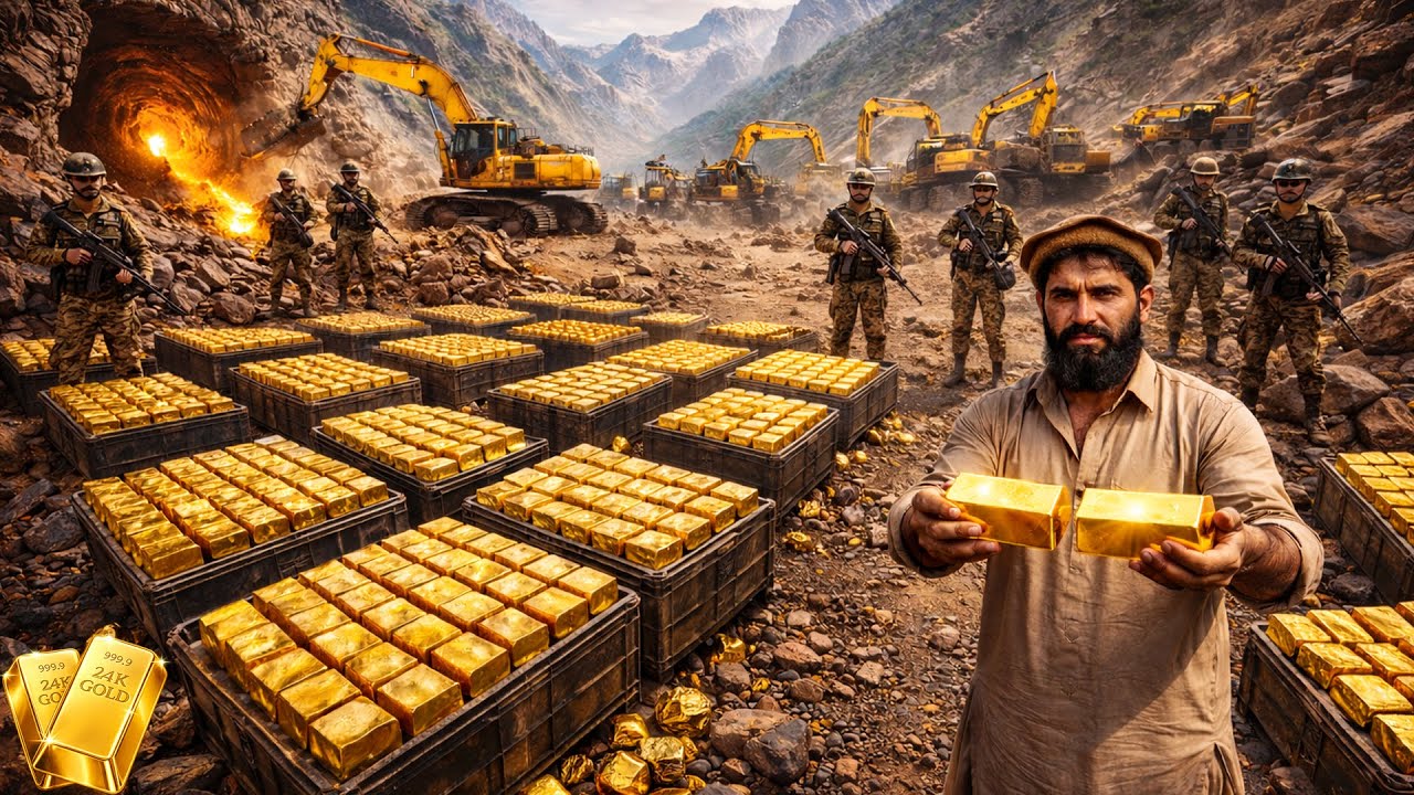 Inside Pakistan's 24K Gold Factory: How Mountain Rock Becomes Pure Gold Bars (Full Process)