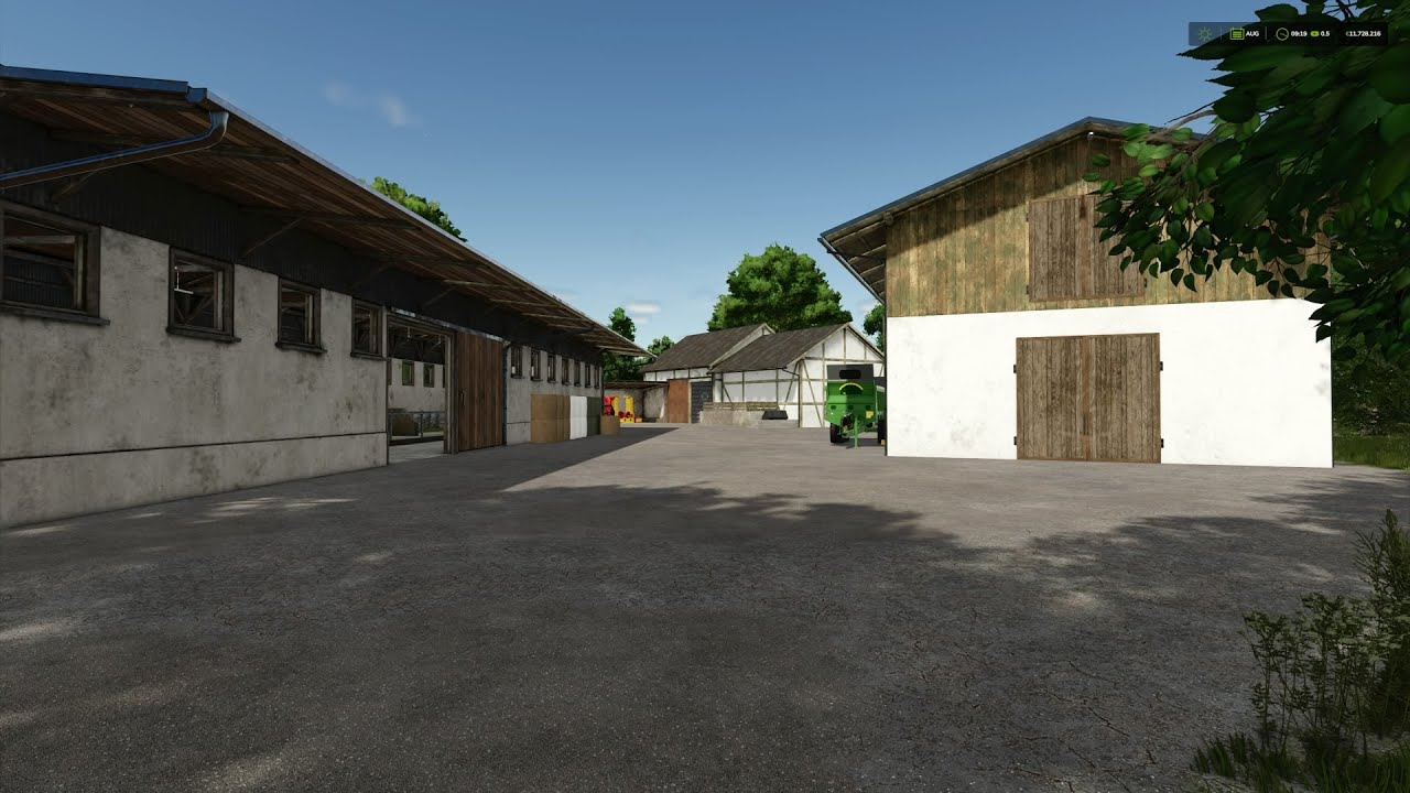 Hof Bau auf der Diepholz im Landwirtschafts Simulator 25