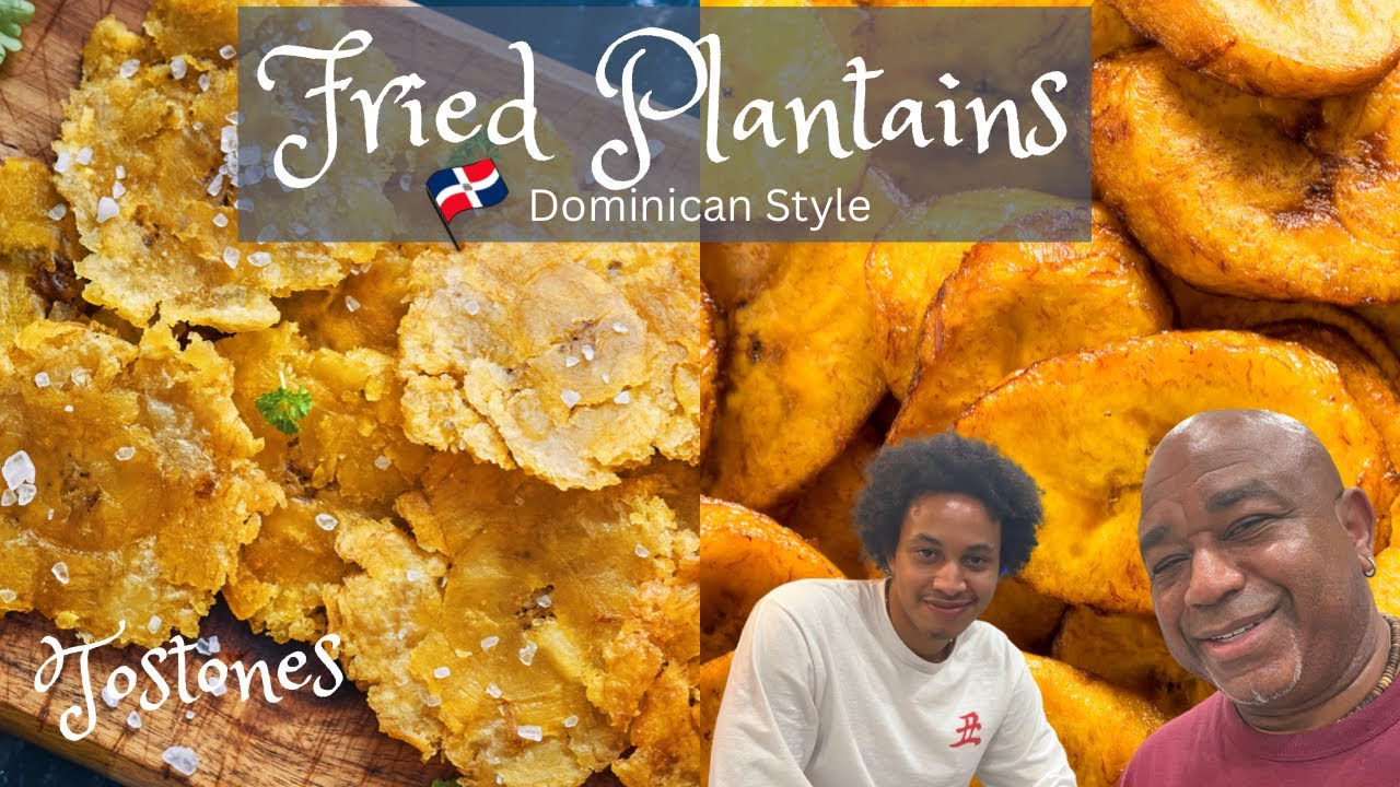 🇨🇦 🇩🇴Tostones/Dominican Style Fried Green Plantains/#cookingwithnino