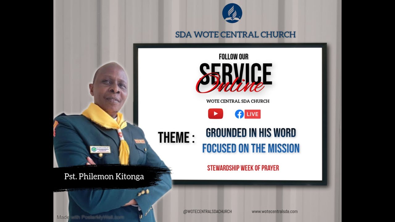 LIVE: Sabbath Worship || Stewardship Week Of Prayer  || Pst. Philemon Kitonga