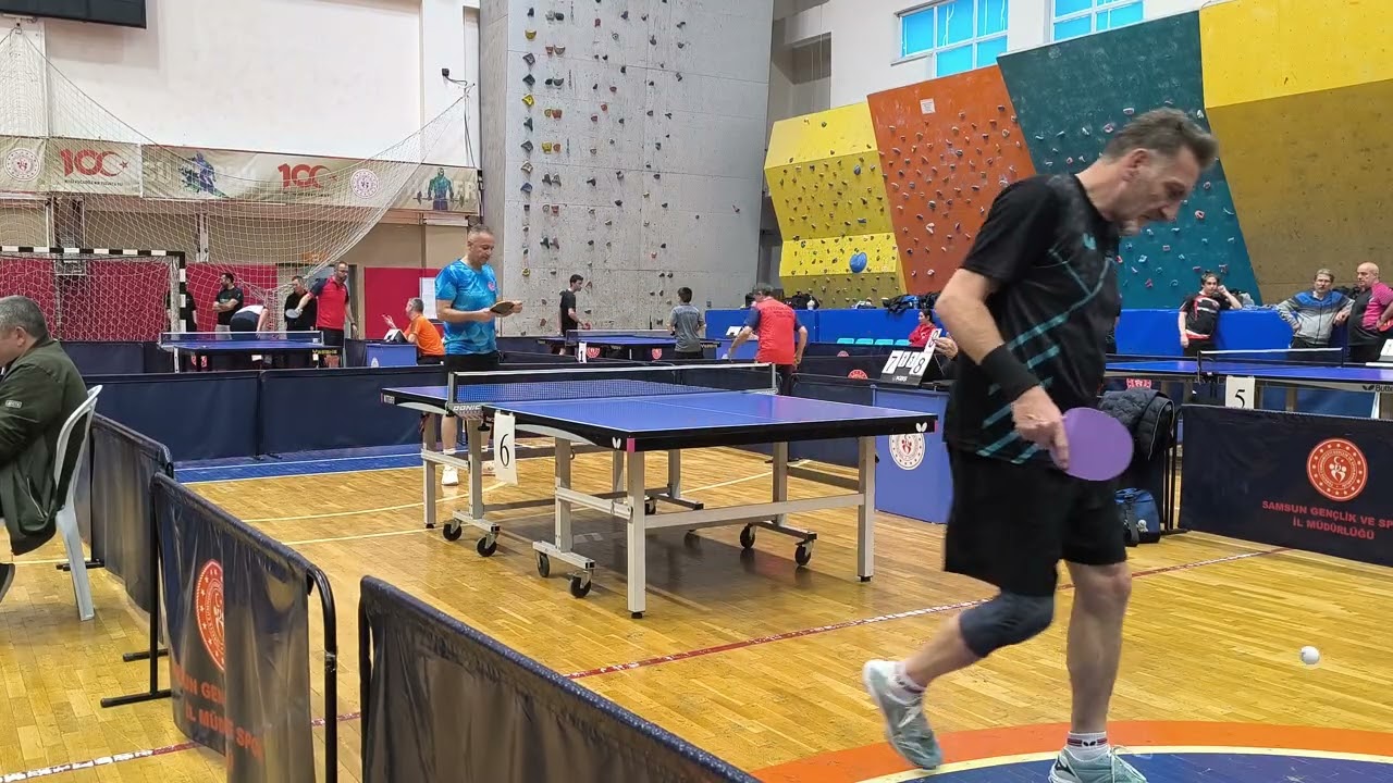 Karadeniz Ping Pon Ferdi Ligi 5. Etap Samsun Asım Özbilgi 2 - Ercan Şensu 3