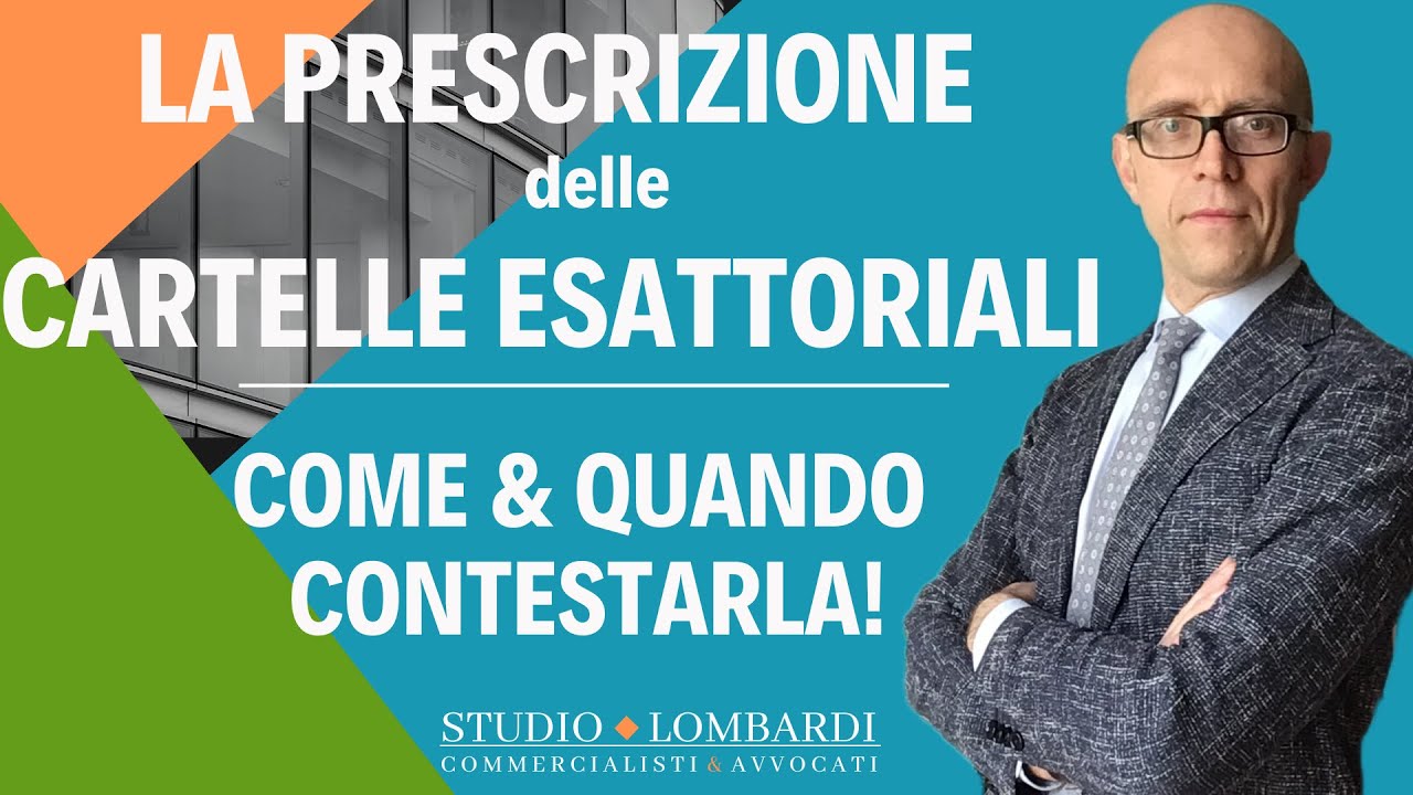 La PRESCRIZIONE delle CARTELLE ESATTORIALI  -  Come e quando eccepire la prescrizione!