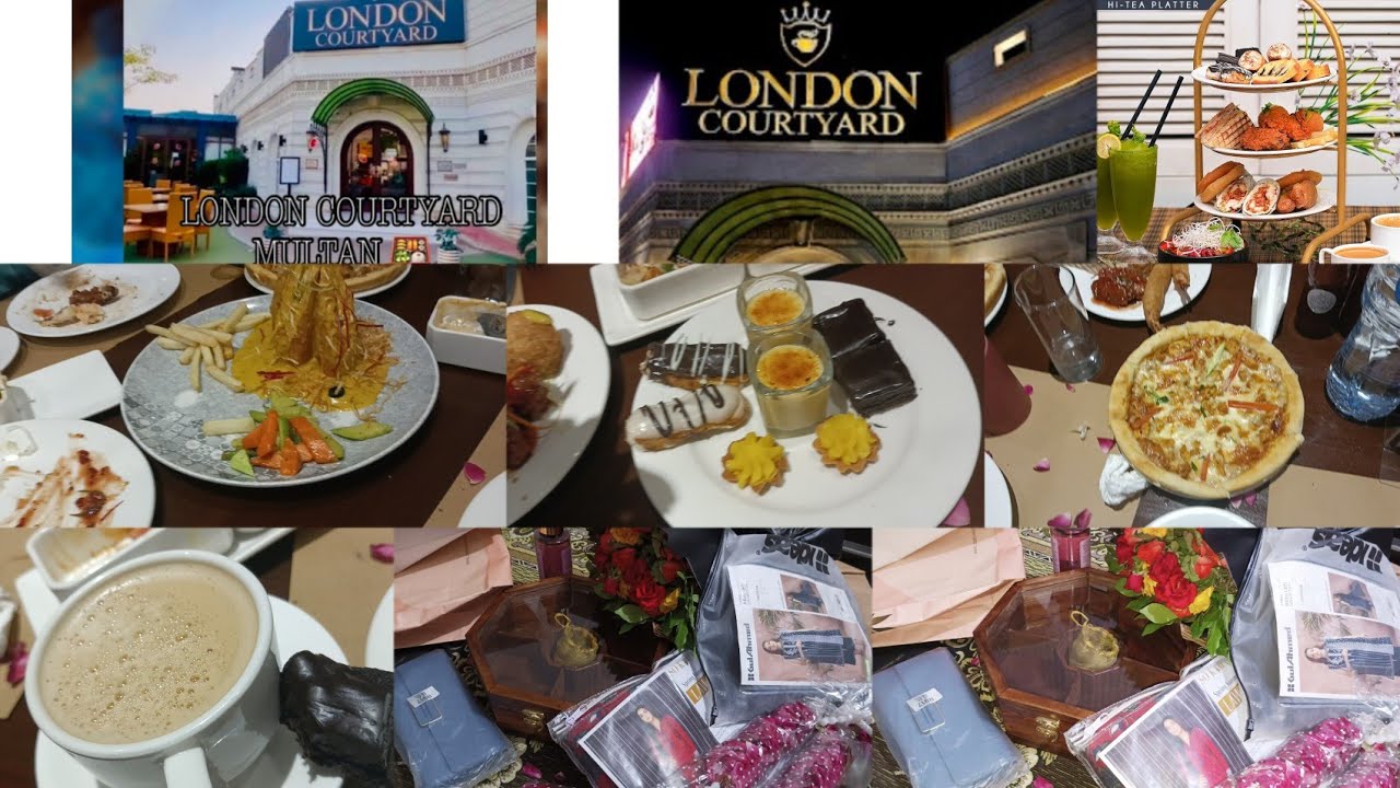 Tea Party With Friends || Best Hi Tea Buffet in Multan | London Courtyard.
