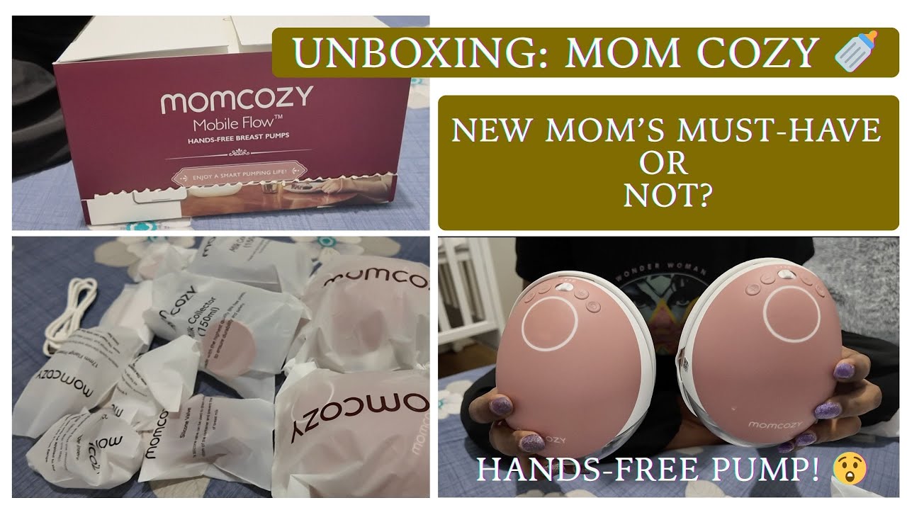 Is It Worth It? Mom Cozy Breast Pump 👶🍼 Unboxing | Hands-Free Breast Pump for Busy Moms