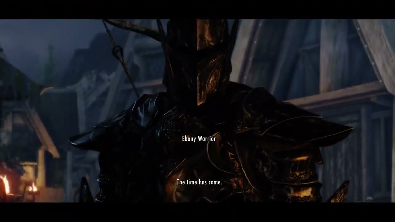 Vampiric Demi-god Recruits The Ebony Warrior || Skyrim SE