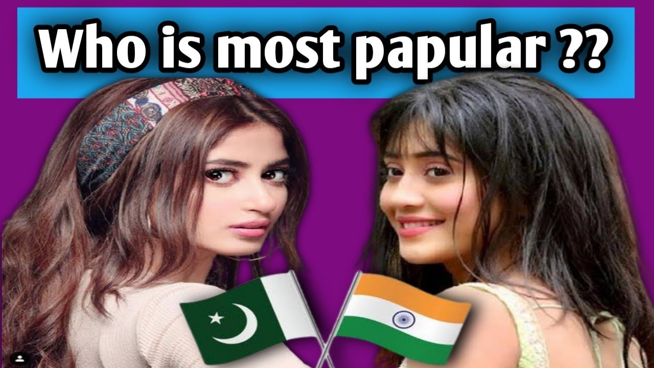 who is most papular ? | indian actress vs pakistani actress | Sana Baloch | pick one Challenge