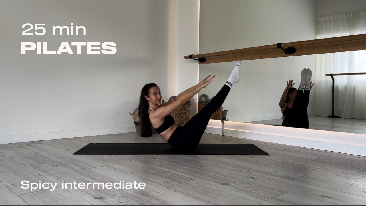 25 MIN INTERMEDIATE PILATES | Pilates At-home