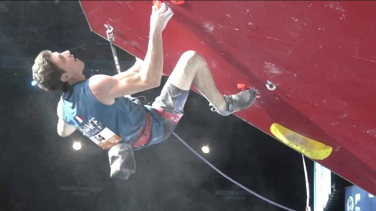 IFSC World Championships Paris 2016   Lead   Semi Final   Men   Gauthier Super mp4