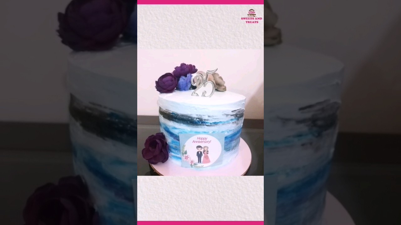 Team Colour Cake |With Flower | Multi Colors Cake  