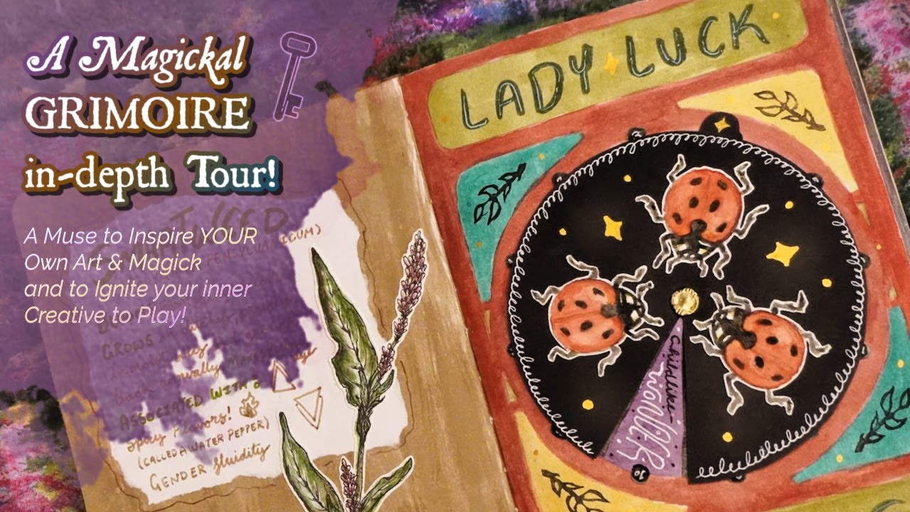 🌈📖 ✶ A GRIMOIRE In-Depth TOUR! ✶ A Muse to Inspire YOUR Own ✶ Art Magick to Ignite your Creativity!