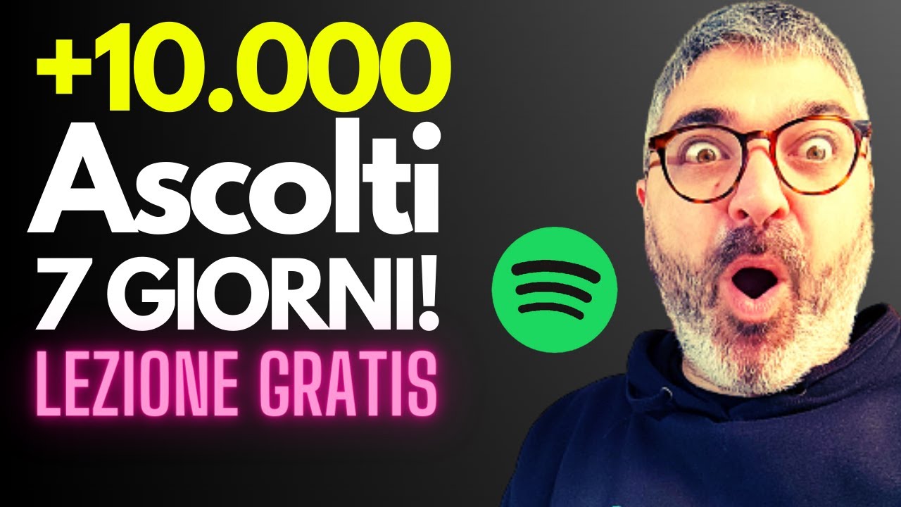 Vincere su Spotify ⚡ Come ho fatto 10.000 Ascolti in 7 Giorni!