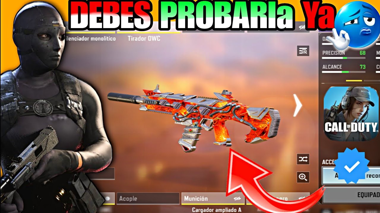 ESTA ARMA PEGA🤩MEJOR CLASE DE KILO 141 EN COD MOBILE BR MEJORES ACCESORIOS