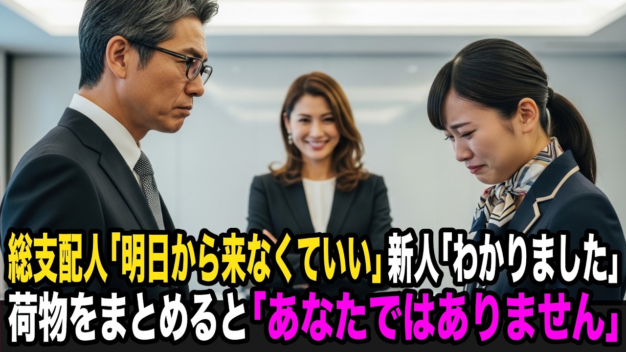 総支配人「明日から来なくていいです」新卒社員「わかりました…」荷物をまとめると、総支配人「あなたではありません」全員「え？」