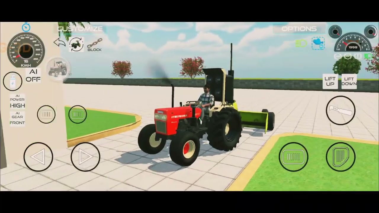 New Tractor Farming Simulation 🚜 | Heavy Tractor Tools Testing | Realistic Farming Video 2025