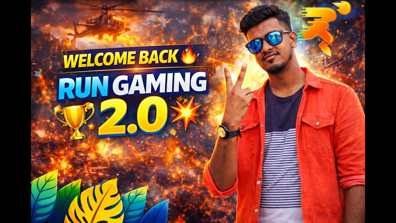 Well come back to Run Gaming 2.0 || RG Family || Run Gaming Tamil || Run Out Arun New Channel