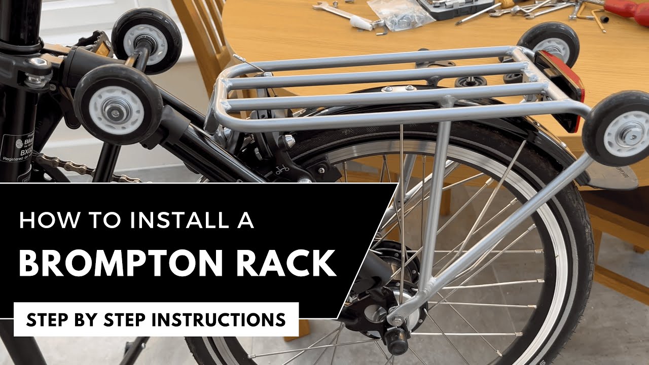Rear Rack for your Brompton | Step by Step Instructions | Lightweight, High Quality Option.