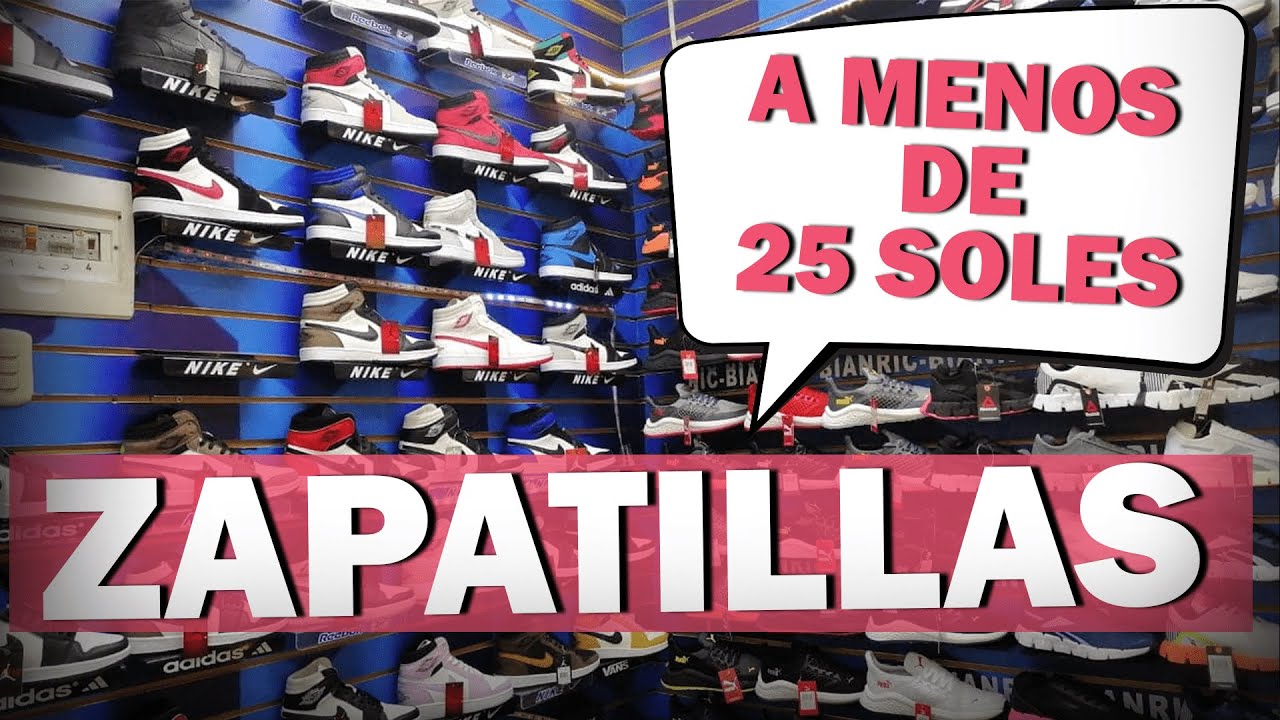 aquí venden las ZAPATILLAS más BARATAS de TODO Perú [galería MANZANILLA] tour gamarra 2022