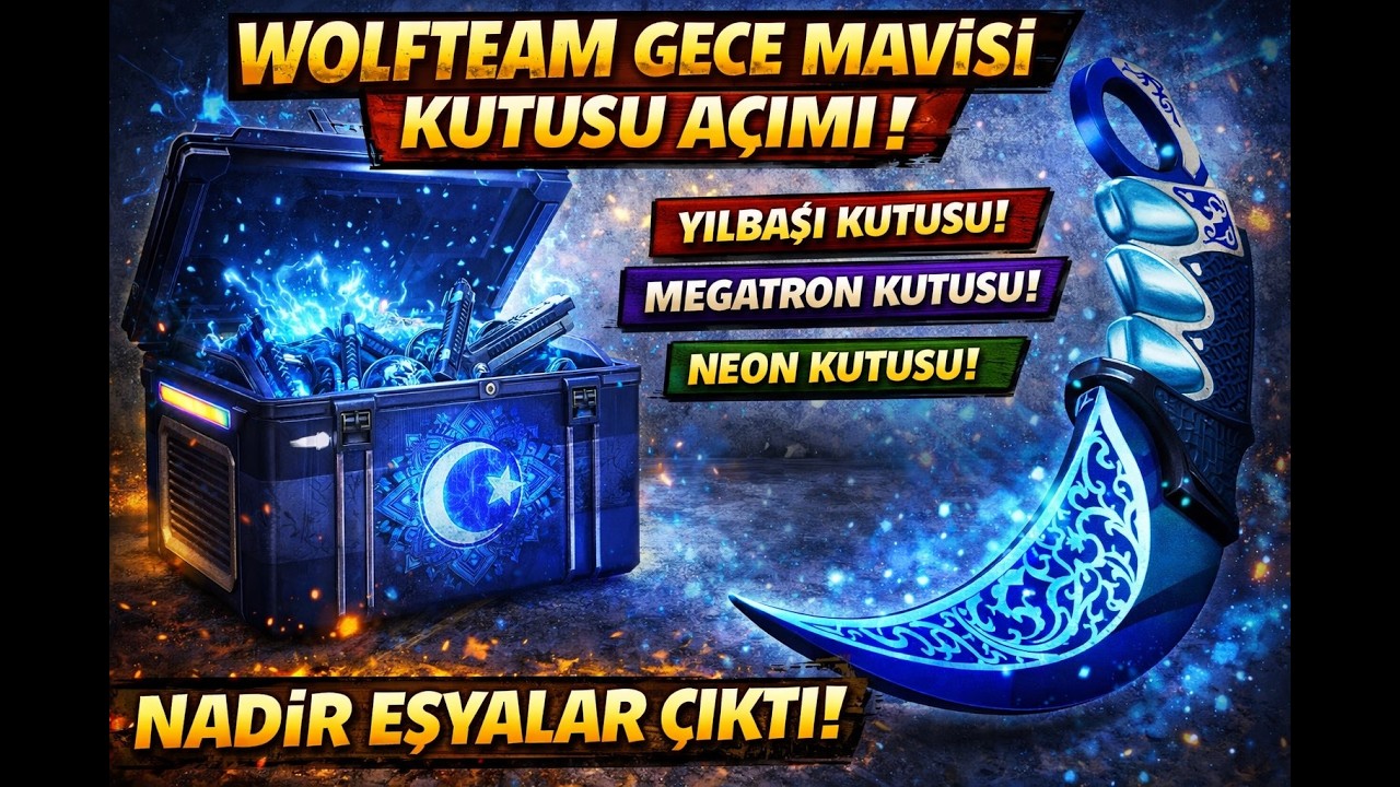 Wolfteam Gece Mavisi Kutusu Açtım! 😱 Yılbaşı Kutusundan Ne Çıkıyor? 