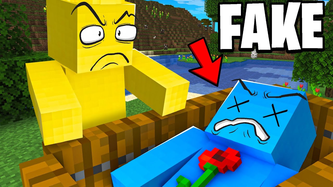 I Faked My Death in Minecraft To Troll My Friend