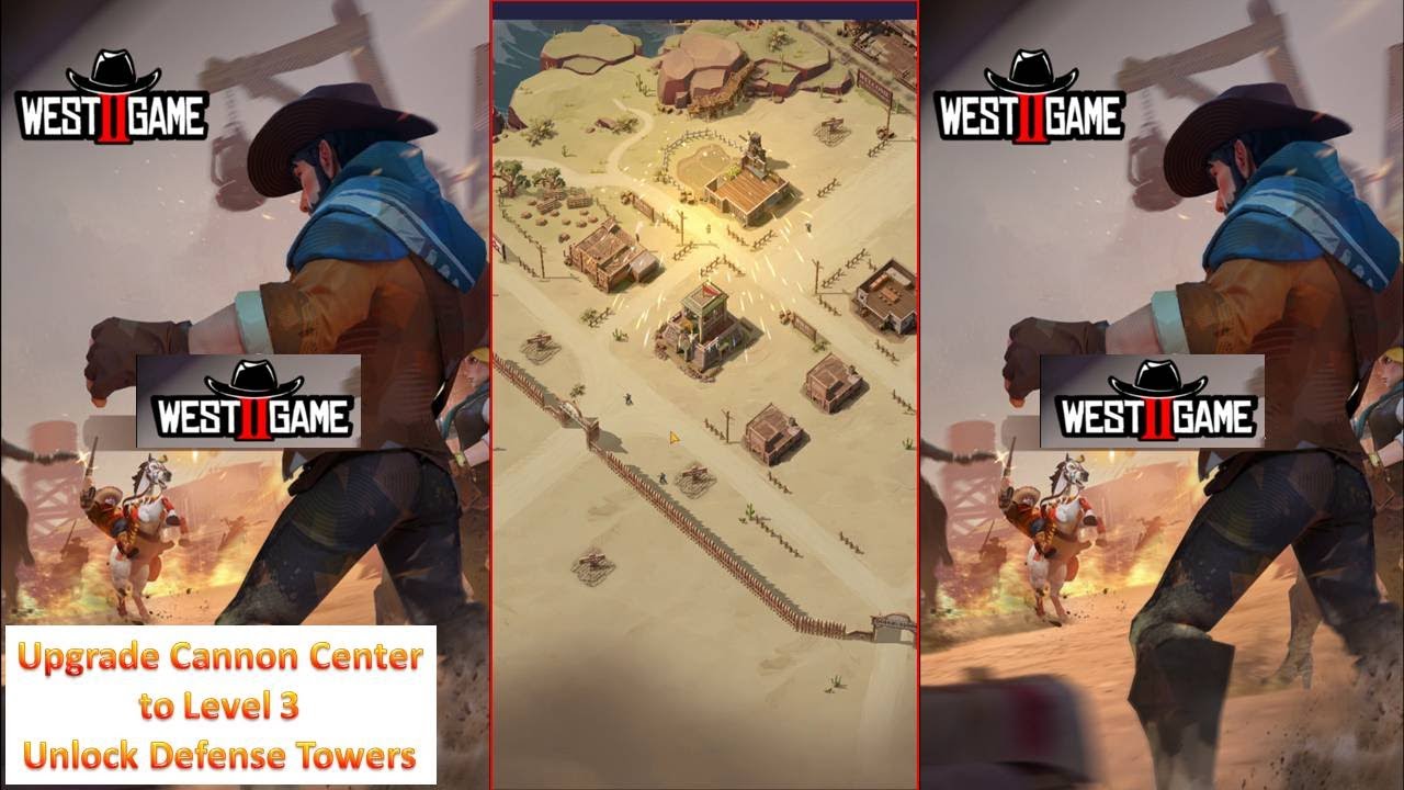 [*/\*] Игра на западе II — Улучшите Центр пушек до уровня 3 и откройте защитные башни