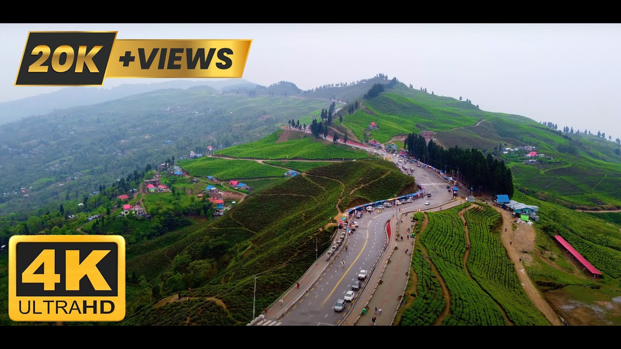 Nepal - Kanyam, Ilam || 4k Beautiful Scenery With Relaxing Music - Earth Stories 4k
