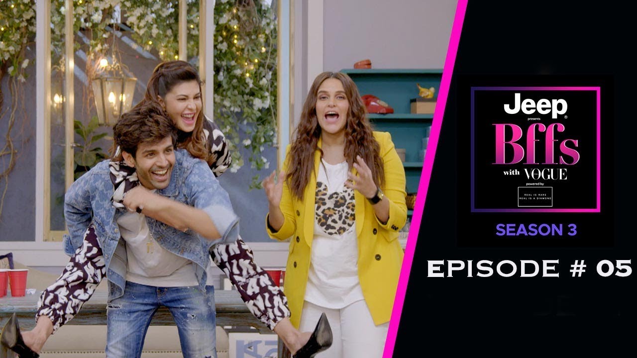 BFFs With Vogue S03 -  Kartik’s Ticket-Less Travel Days | Kartik Aaryan | Jacqueline Fernandez
