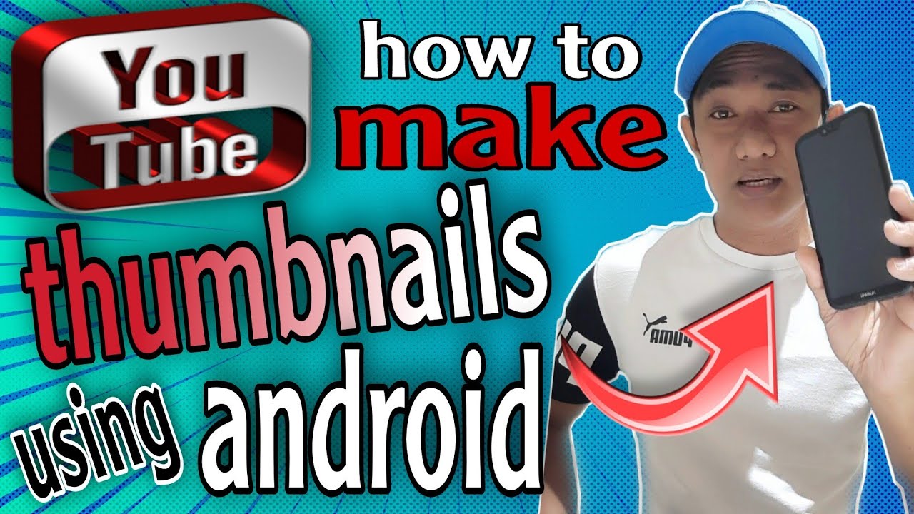 paano gumawa ng thumbnail sa youtube  | how to make thumbnails for youtube videos |