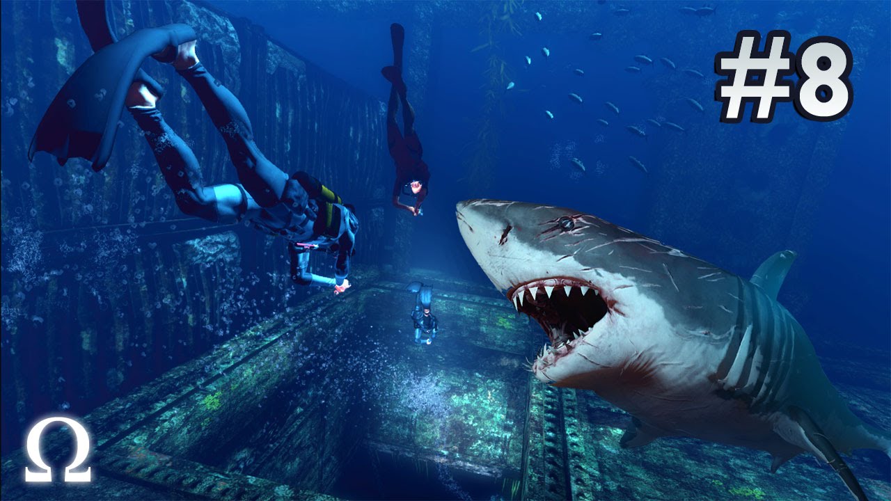 DEPTH: DIVERS VS SHARKS | #8 - SUPER CLOSE, STANDOFF AT THE CAGE!