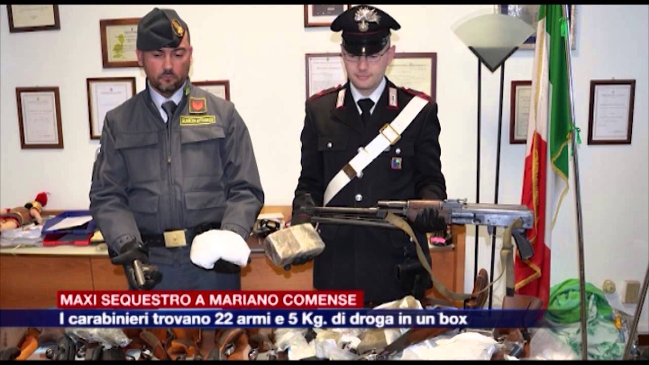 Etg - Arsenale nel garage a Mariano Comense