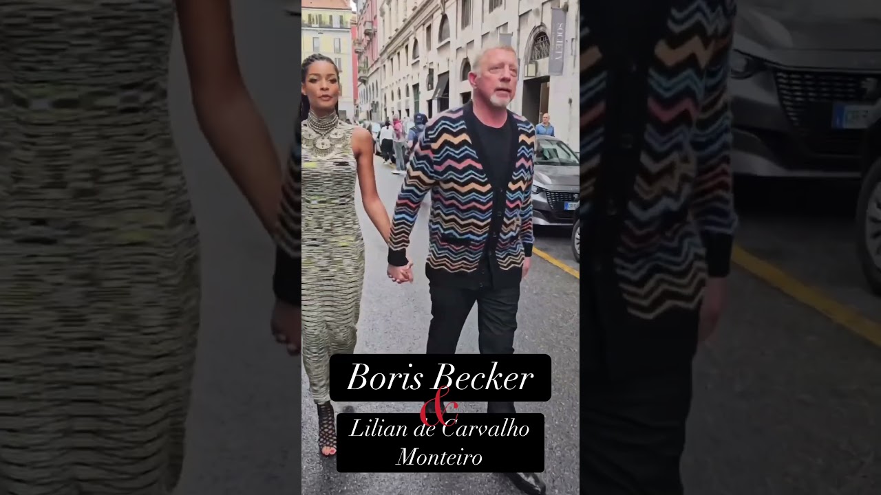 Boris Becker and Lilian de Carvalho Monteiro #shorts