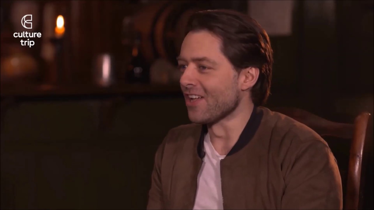 Richard Rankin adorable and funny moments @ solo interviews part 1