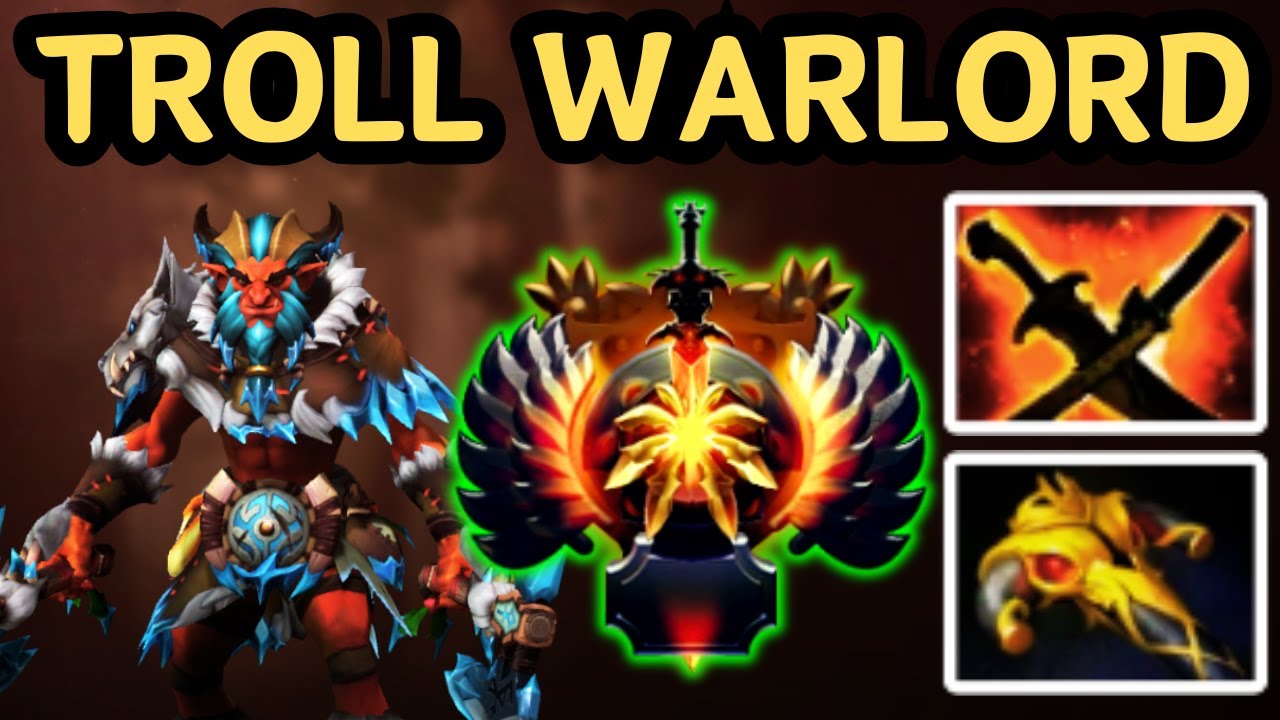 🔥 CRAZIEST TROLL WARLORD CARRY DOMINATION — GODLIKE | DOTA 2 🔥