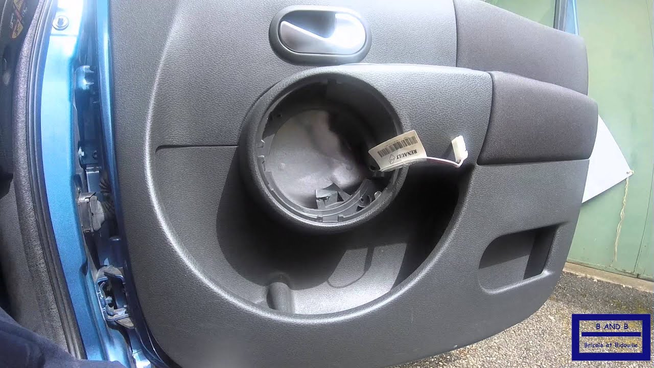 Renault modus Installation enceinte
