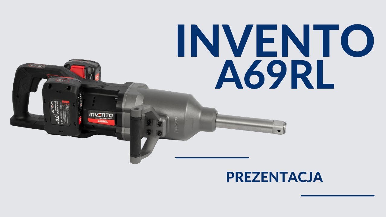 INVENTO PXA69RL - Prezentacja klucza udarowego