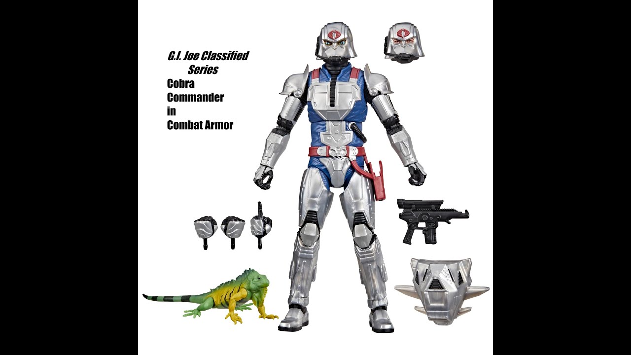 G.I. JOE Classified Series Cobra Commander in Combat Armor